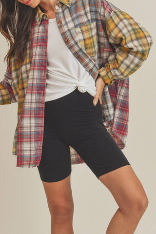 The Noelle Patchwork Flannel