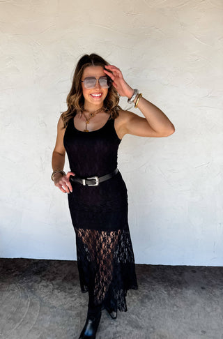 Lilly Lace Dress | Black