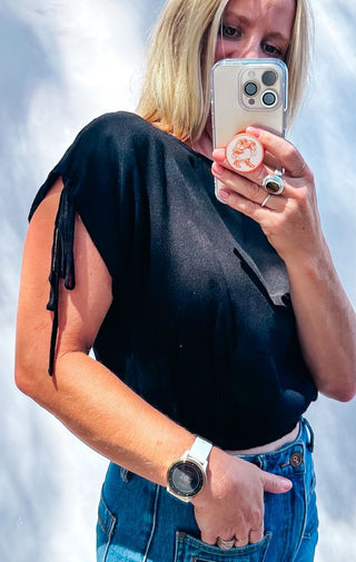 Breezy Bliss Cropped Blouse