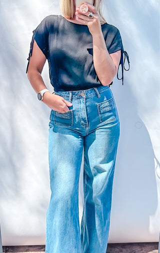 Breezy Bliss Cropped Blouse