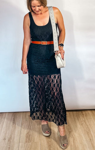 Lilly Lace Dress | Black