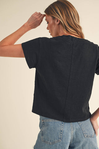 Ruby V-Neck | Black