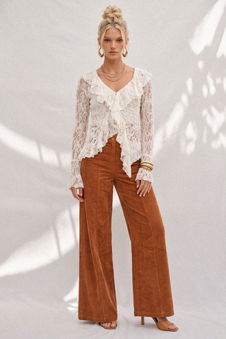 Autumn Roads Wide Leg Corduroy