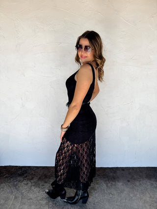 Lilly Lace Dress | Black