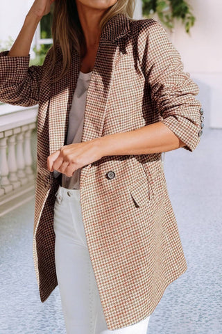 The Honey Houndstooth Blazer