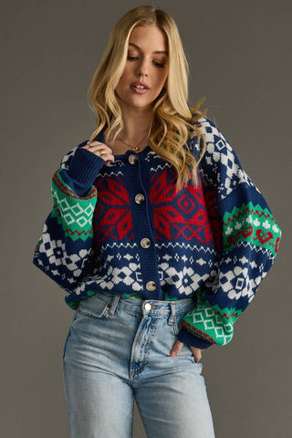 The Magic Of Winter Cardigan