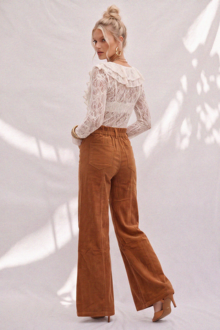 Autumn Roads Wide Leg Corduroy