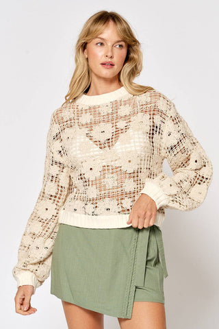 Boho Bloom Crochet Top