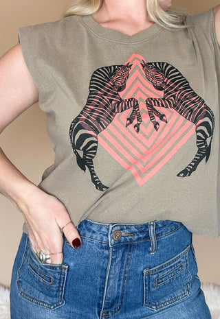 The Zebras Maisie Muscle Tee