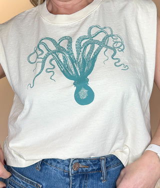 The Octopus Maisie Muscle Tee