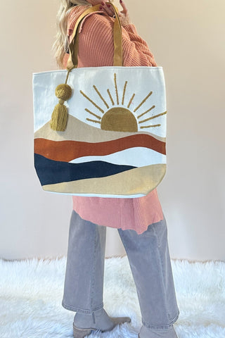 Sunrise Scene Tote