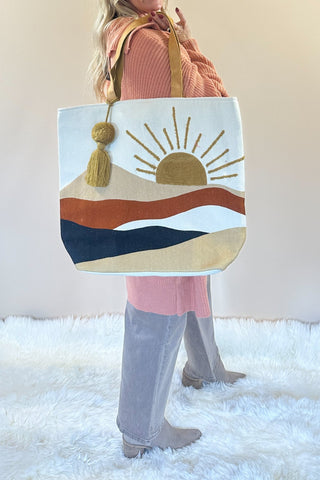 Sunrise Scene Tote