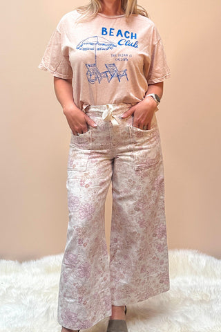 Beach Club Crop Tee