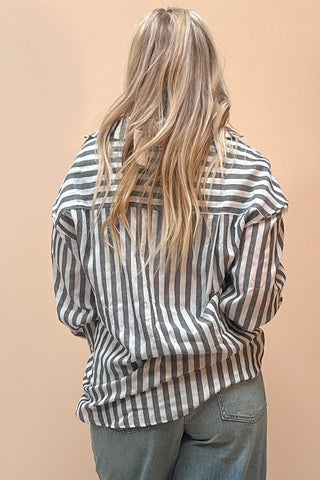 Saltwater Stripe Button Down