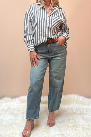 Saltwater Stripe Button Down