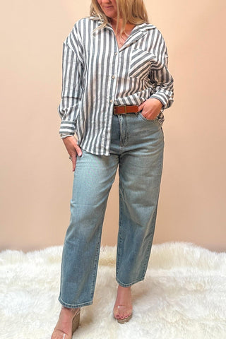 Saltwater Stripe Button Down