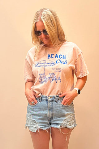 Beach Club Crop Tee