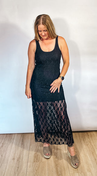 Lilly Lace Dress | Black