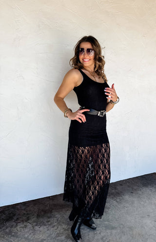 Lilly Lace Dress | Black