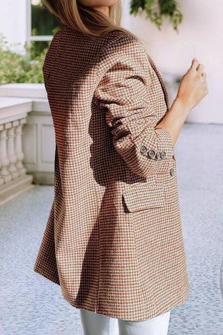 The Honey Houndstooth Blazer