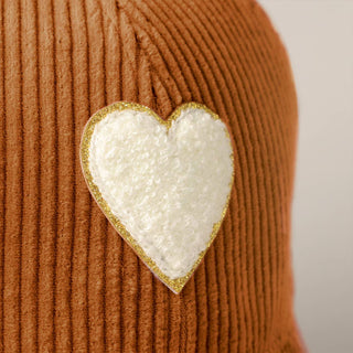 Heart Patch Corduroy Baseball Cap | 2 colors - Wedges And Wide Legs Boutique