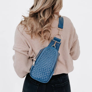 Waverly Woven Sling Bag (Free Strap Extender!) - Wedges And Wide Legs Boutique