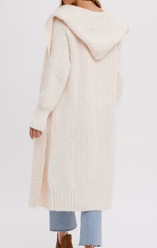 A Touch Of French Cardigan In Ecru - Wedges And Wide Legs Boutique