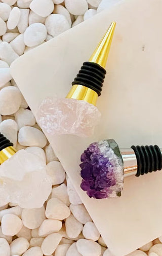Beauty of Nature Stone Wine Stopper - Wedges And Wide Legs Boutique