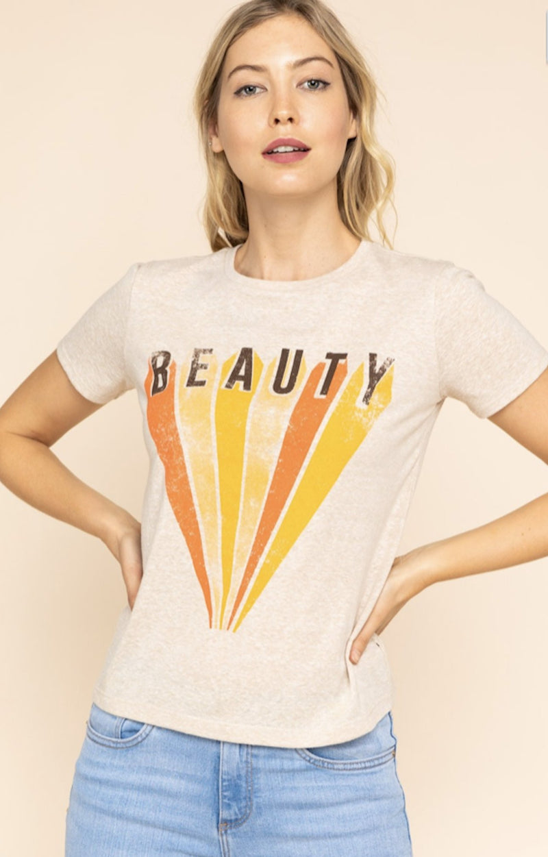 Beauty Tee - Wedges And Wide Legs Boutique