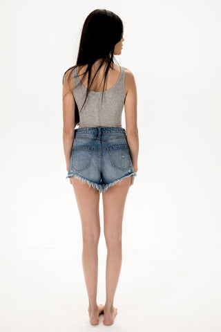 Boho Babe Jean Shorts - Wedges And Wide Legs Boutique