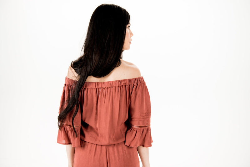 Boho Beauty Jumpsuit - Wedges And Wide Legs Boutique