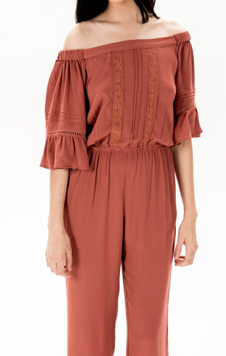 Boho Beauty Jumpsuit - Wedges And Wide Legs Boutique