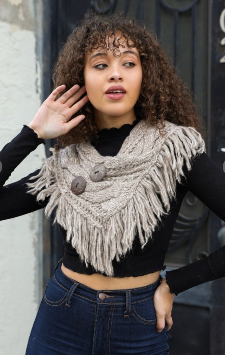 Boho Dreams Fringe Shoulder Warmer | 4 colors available - Wedges And Wide Legs Boutique