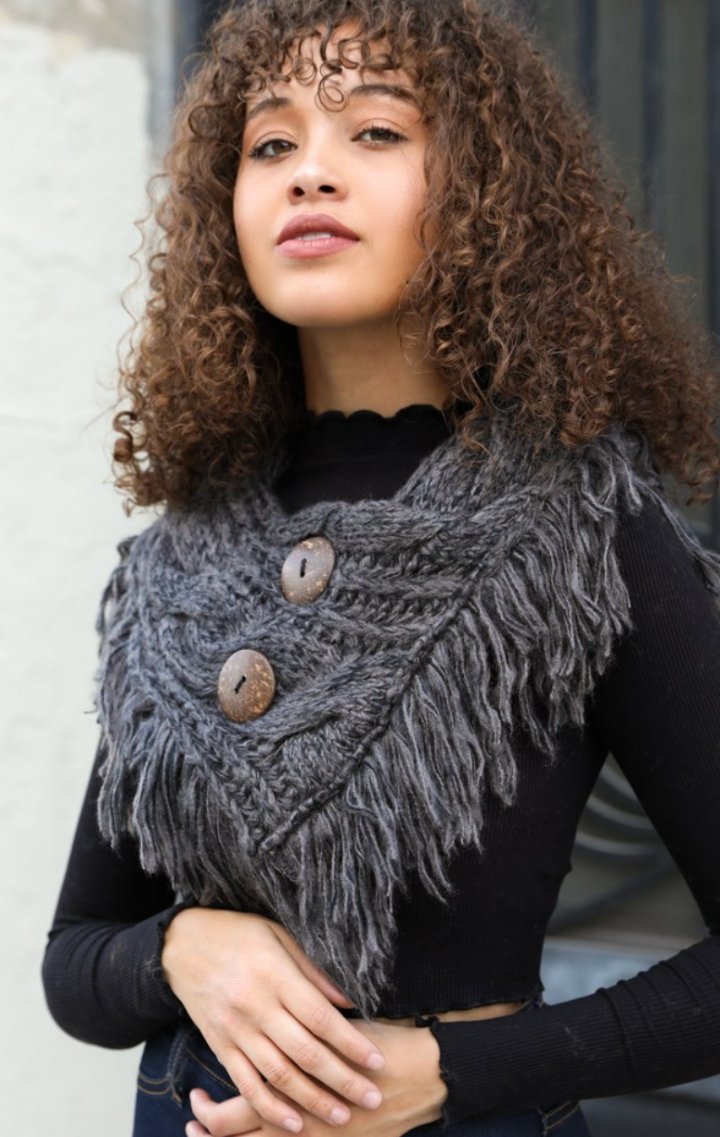 Boho Dreams Fringe Shoulder Warmer | 4 colors available - Wedges And Wide Legs Boutique