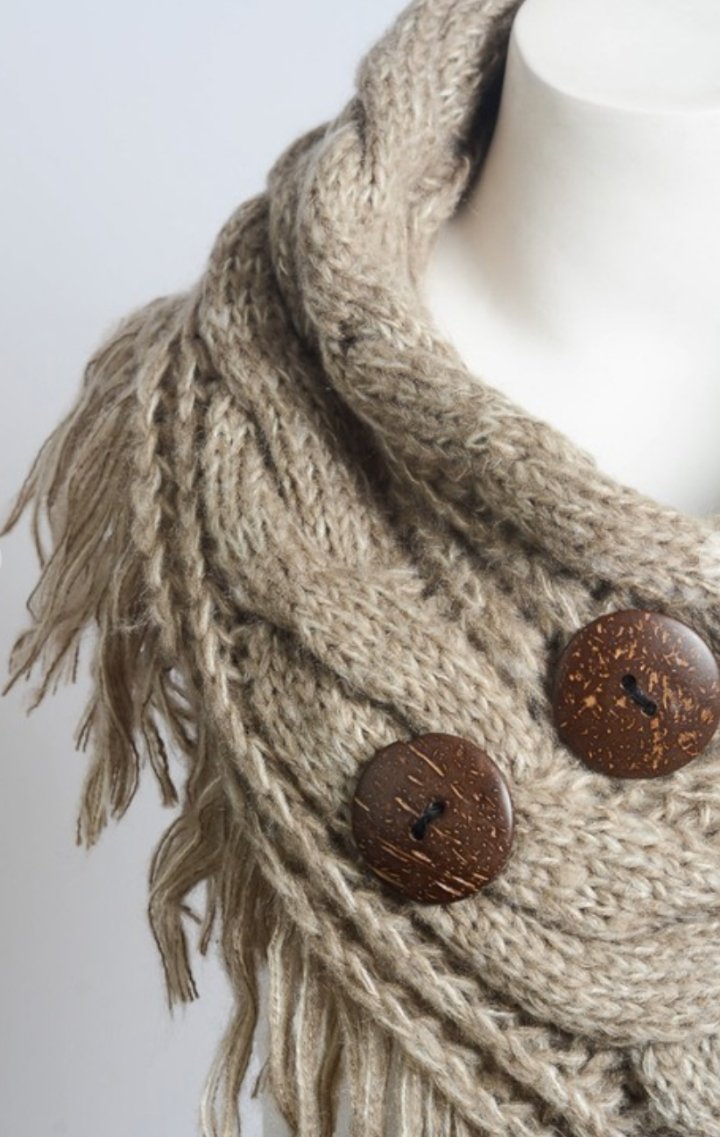 Boho Dreams Fringe Shoulder Warmer | 4 colors available - Wedges And Wide Legs Boutique