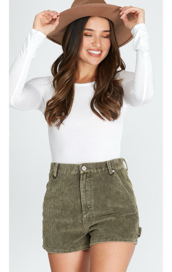 Cali Corduroy Short - Wedges And Wide Legs Boutique