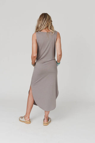 Cassie Sleeveless Pocket Maxi Dress - Wedges And Wide Legs Boutique