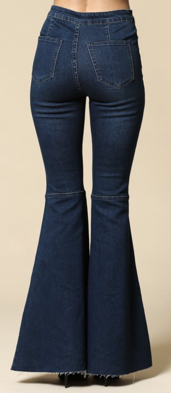 Farrah Flares Dark Denim - Wedges And Wide Legs Boutique