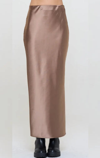 It's A Vibe Satin Maxi Skirt | Dune - Wedges And Wide Legs Boutique