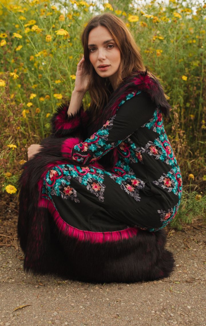 Kahlo Faux Fur Deluxe Jacket - Wedges And Wide Legs Boutique