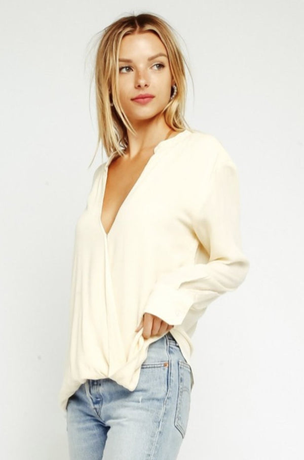 Lady Love Long Sleeve Top | Two Colors Available - Wedges And Wide Legs Boutique