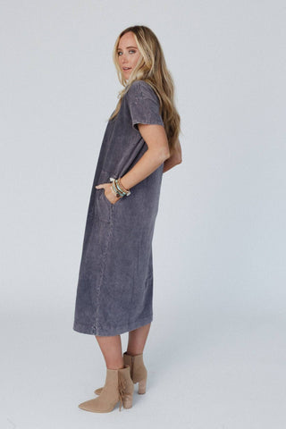 Long Weekend Maxi Tee Dress - Wedges And Wide Legs Boutique