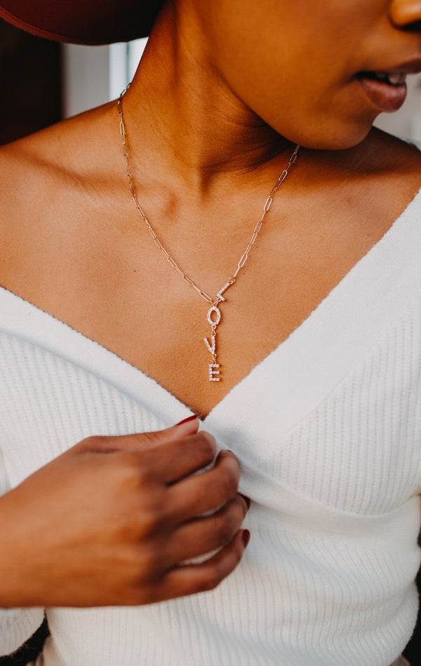 Love Necklace - Wedges And Wide Legs Boutique