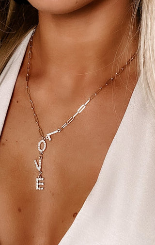 Love Necklace - Wedges And Wide Legs Boutique