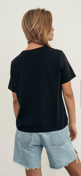 Organic Tee - Wedges And Wide Legs Boutique