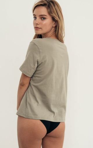 Organic Tee - Wedges And Wide Legs Boutique