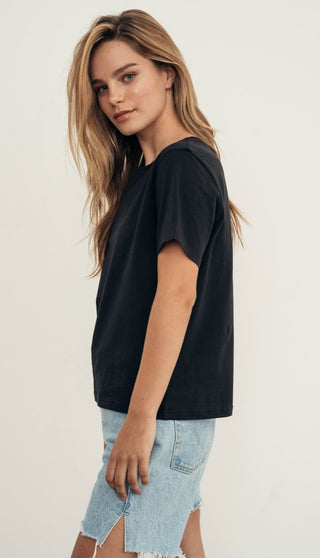 Organic Tee - Wedges And Wide Legs Boutique