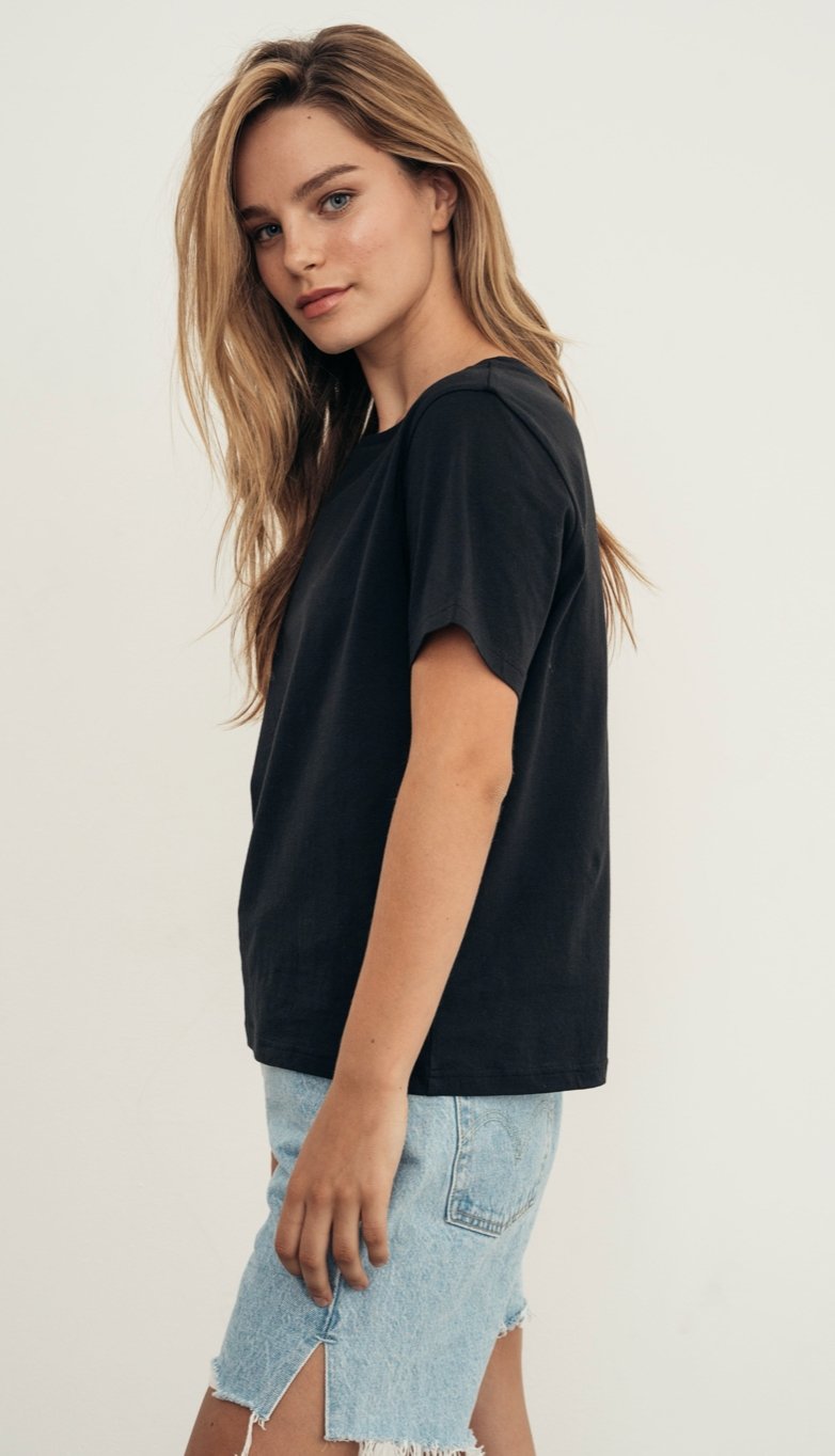 Organic Tee - Wedges And Wide Legs Boutique