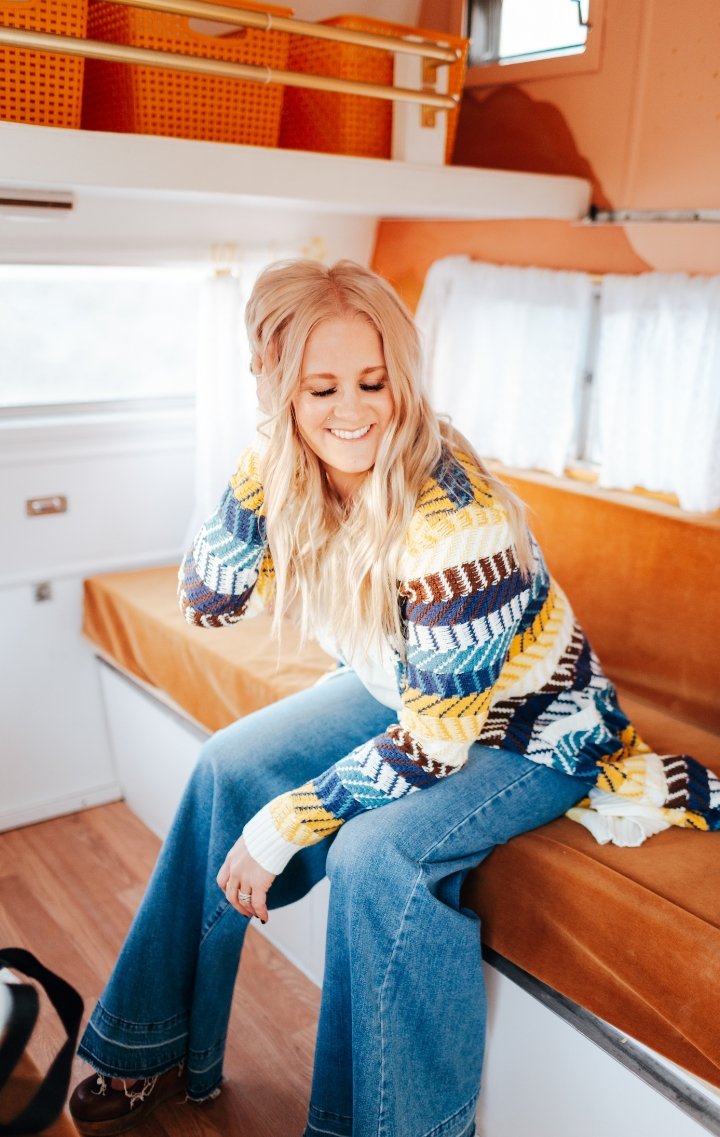 Over The Rainbow Duster Cardigan - Wedges And Wide Legs Boutique