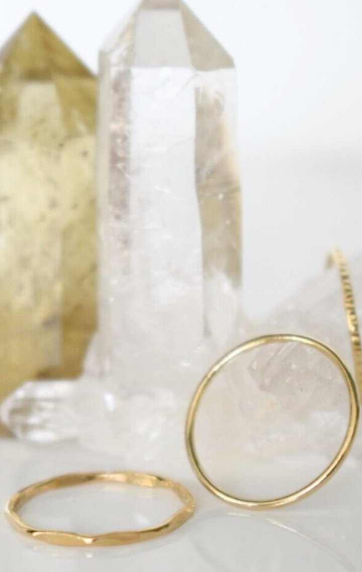 Set of 3 Stack Rings | Gold - Wedges And Wide Legs Boutique